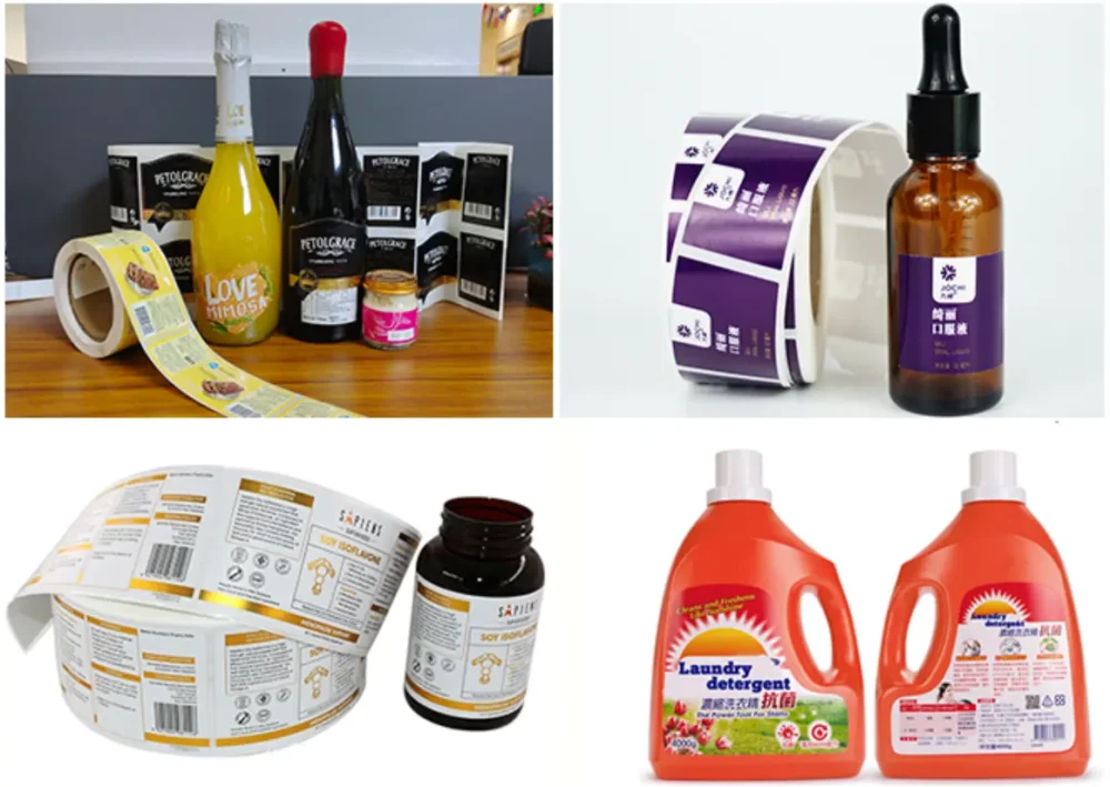 ⁦cosmetic perfume water bottle label sticker⁩ - الصورة ⁦3⁩